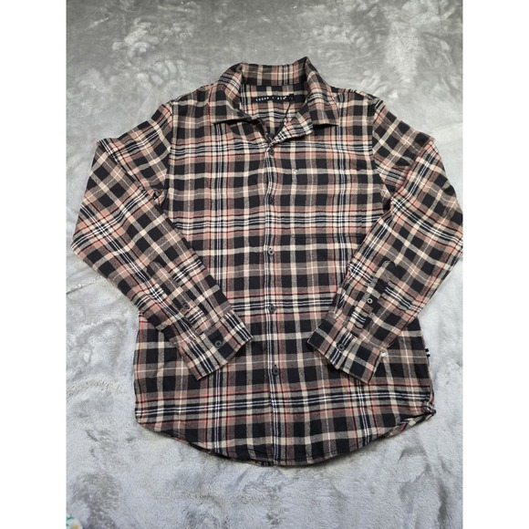 Edgar + Ash Other - Edgar & Ash Button Up Shirt‎ Long Sleeve Men's Shirt Size Small Plaid